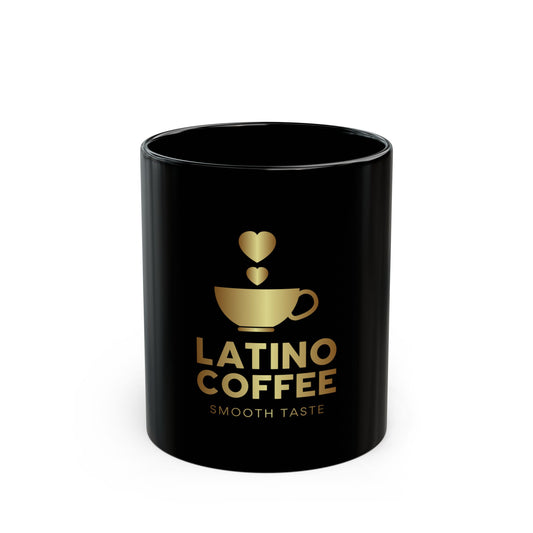 Latino Coffee Black Mug - 11oz & 15oz | Perfect for Coffee Lovers & Gifts