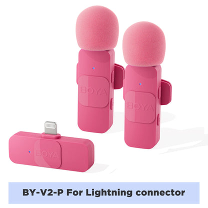 BOYA BY-V Pro:  Wireless Mini Lavalier Mic