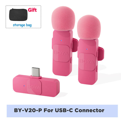 BOYA BY-V Pro:  Wireless Mini Lavalier Mic