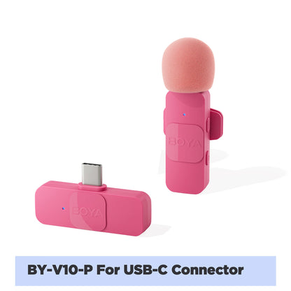 BOYA BY-V Pro:  Wireless Mini Lavalier Mic
