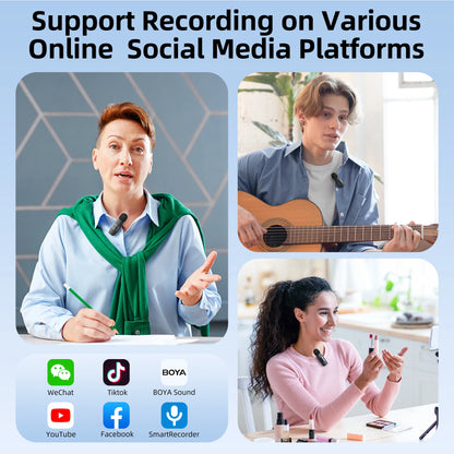 BOYA BY-V Pro:  Wireless Mini Lavalier Mic