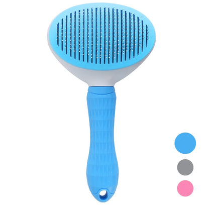 CleanBrush: Self-Cleaning Slicker Brush for Pets