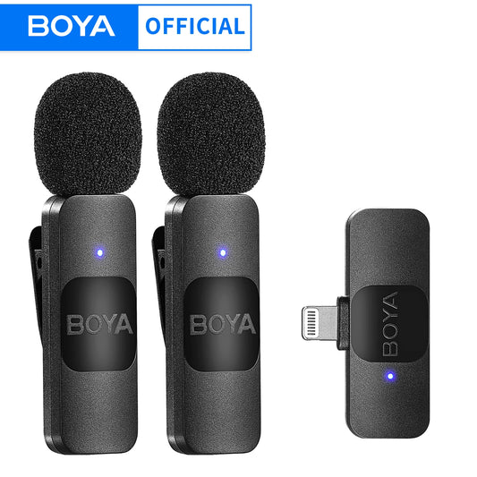BOYA BY-V Pro:  Wireless Mini Lavalier Mic
