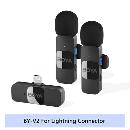 BOYA BY-V Pro:  Wireless Mini Lavalier Mic