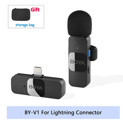 BOYA BY-V Pro:  Wireless Mini Lavalier Mic