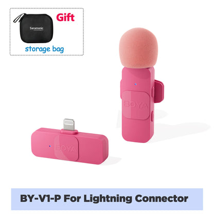 BOYA BY-V Pro:  Wireless Mini Lavalier Mic