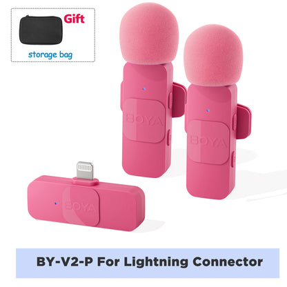 BOYA BY-V Pro:  Wireless Mini Lavalier Mic