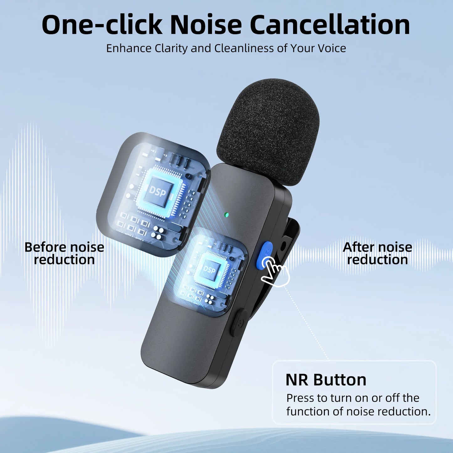 BOYA BY-V Pro:  Wireless Mini Lavalier Mic