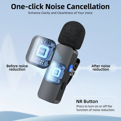 BOYA BY-V Pro:  Wireless Mini Lavalier Mic