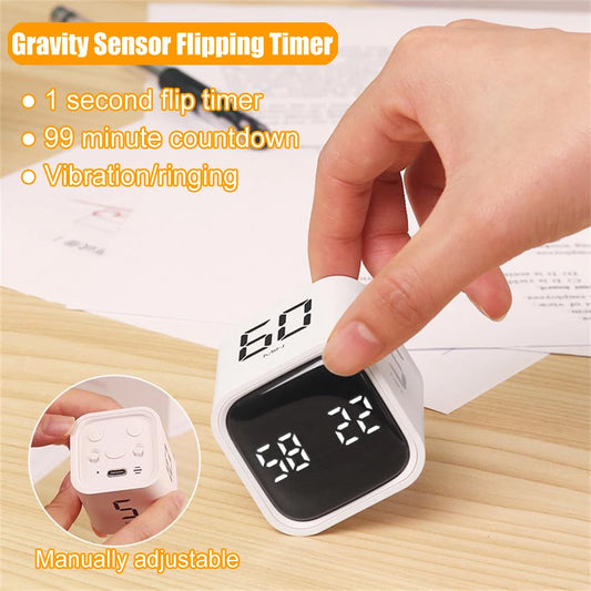 CubeFlow: Gravity Timer with LED Display