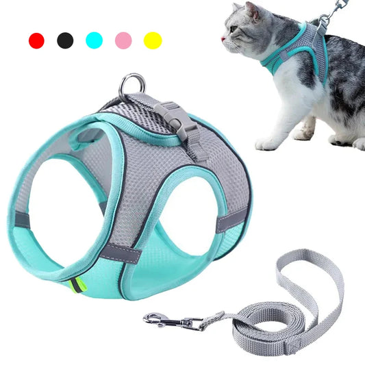 AdventurePaw: Adjustable Cat Harness and Leash Set