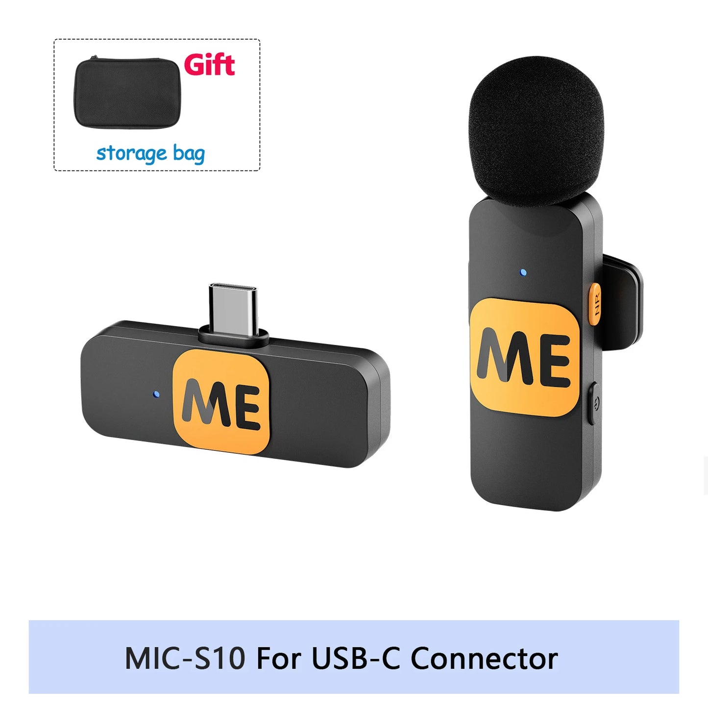 BOYA BY-V Pro:  Wireless Mini Lavalier Mic