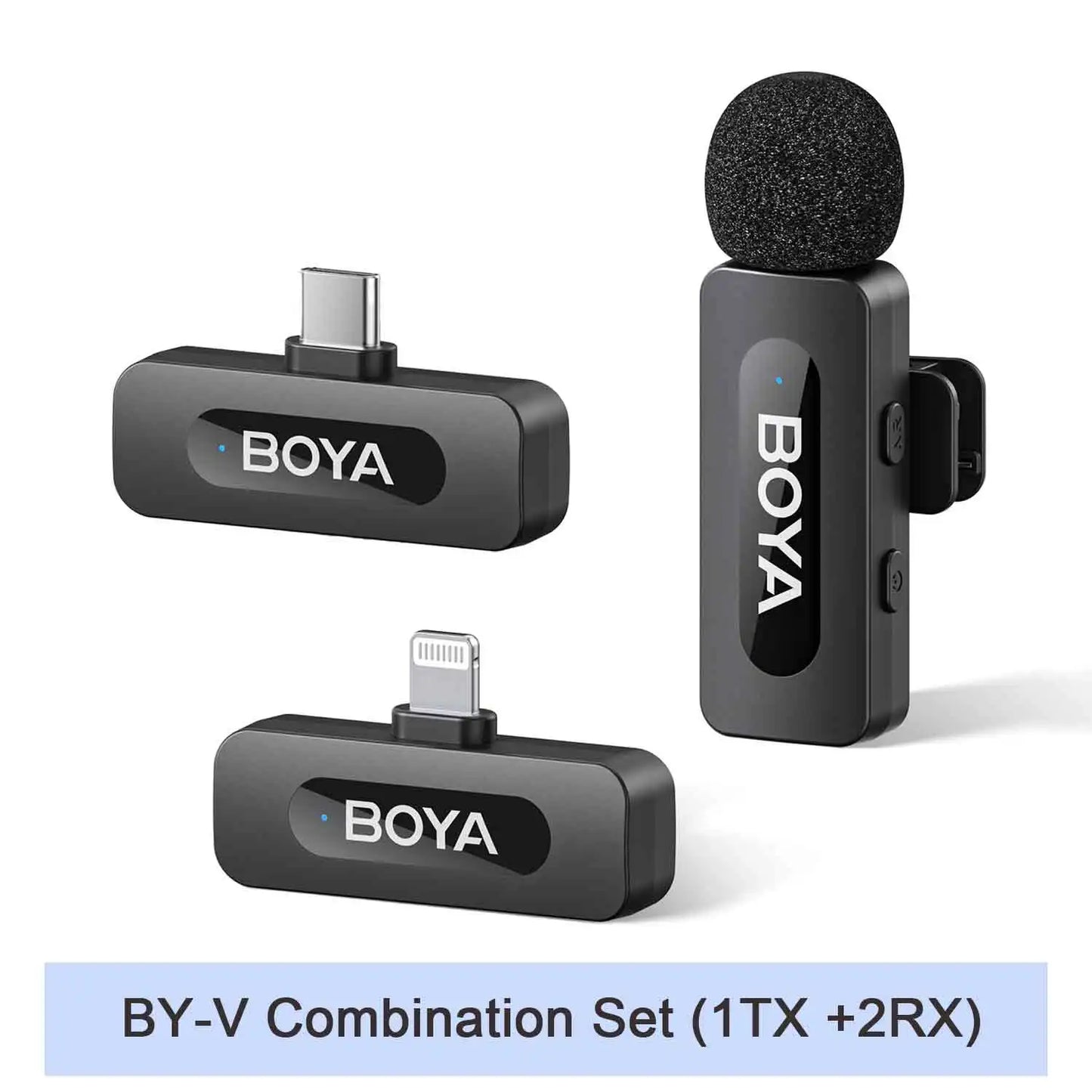 BOYA BY-V Pro:  Wireless Mini Lavalier Mic