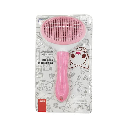 CleanBrush: Self-Cleaning Slicker Brush for Pets